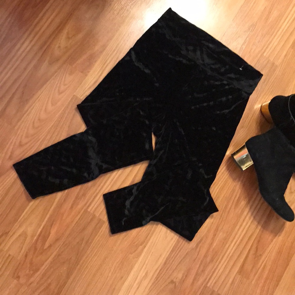 VS Pink velour leggings